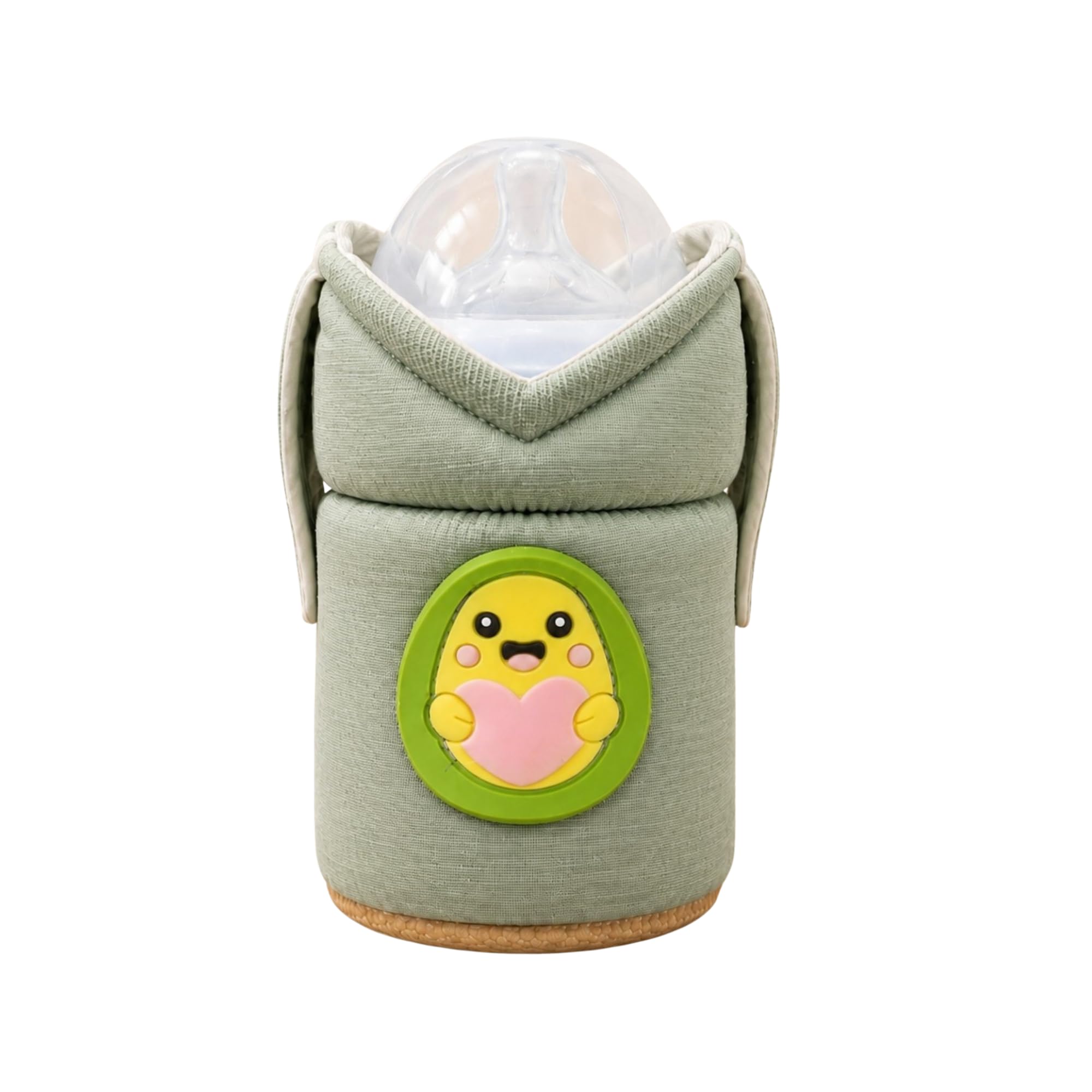 THE LITTLE LOOKERS Feeder Cover Sleeve with Handles | Soft Protective Baby Bottle Holder | Water-Resistant Cover with Anti-Slip Base | Fits Wide-Neck, Compatible with Philips Avent (Green., 125ml)-image-25