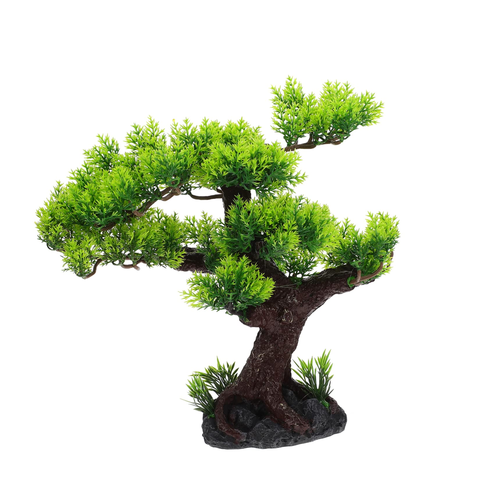 Housoutil Árbol De Acuario De Resina Artificial Decoración De Paisaje para Peceras Adorno De Jardinería Acuática Accesorios para Acuarios Succión para Fijación Segura