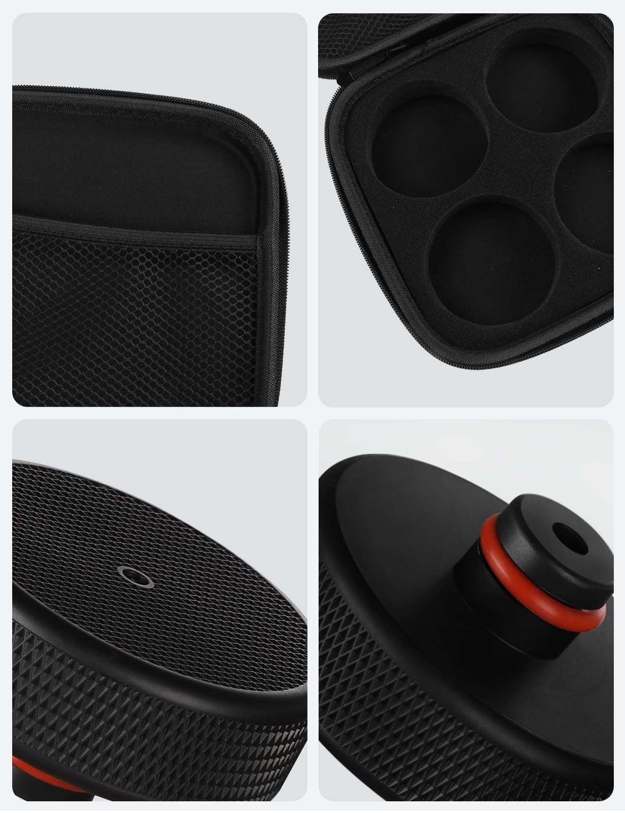 BASENOR 2013-2026 Podno?nik do Tesla Model Y Model 3 Model S Model X kr??ki podnosz?ce, adapter z futera?em do przechowywania, akcesoria Tesla Gen 3 (chroni bateri? i podwozie) (4 sztuki)