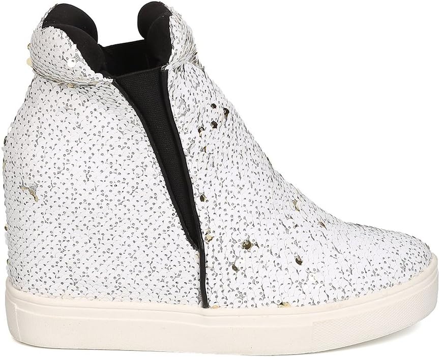 CAPE ROBIN Cape Robbin Uneek-1 Women Sequin High Top Hidden Wedge - Image 2