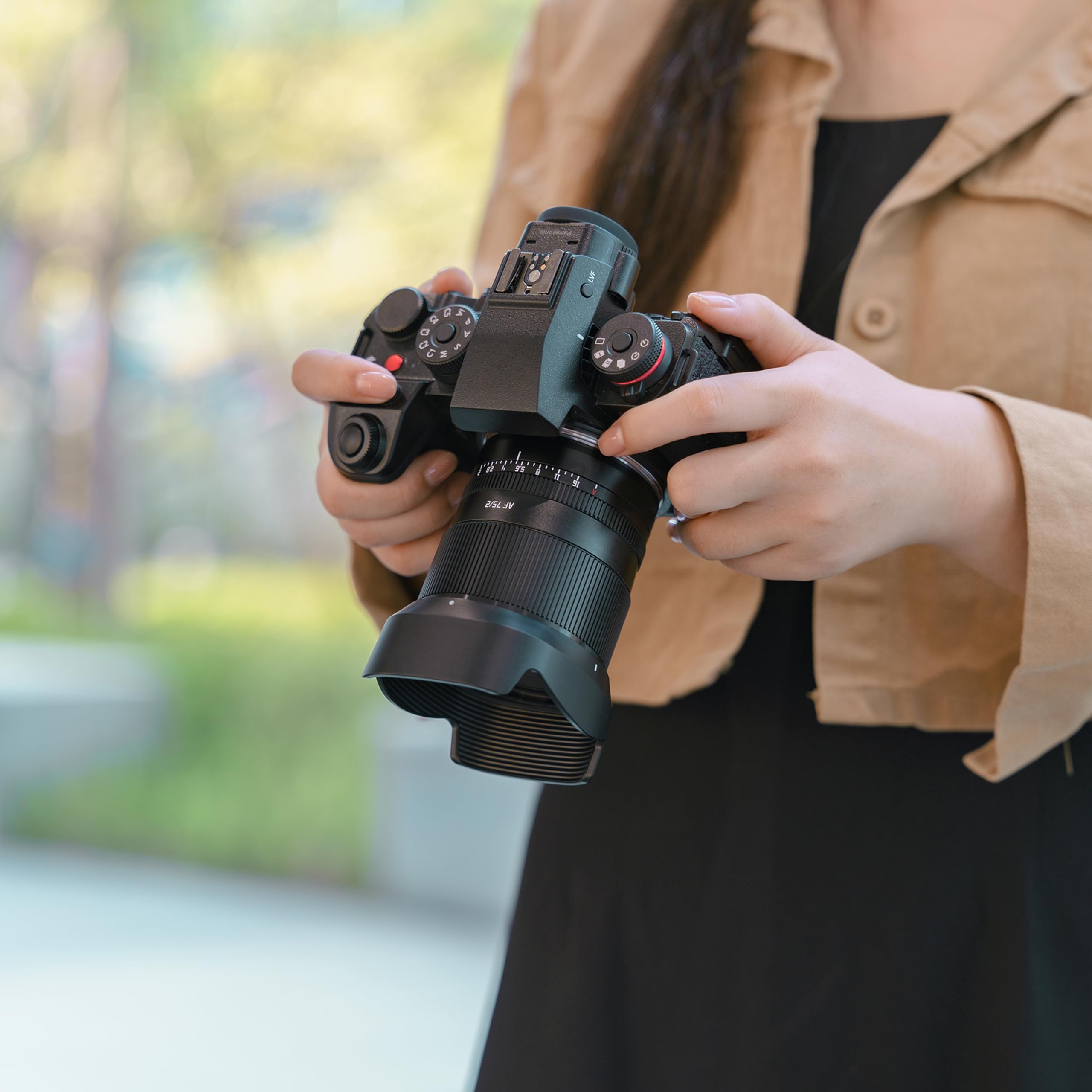 TTARTISAN Objectif d'appareil photo F2 75 mm pour objectif portrait plein cadre monture L