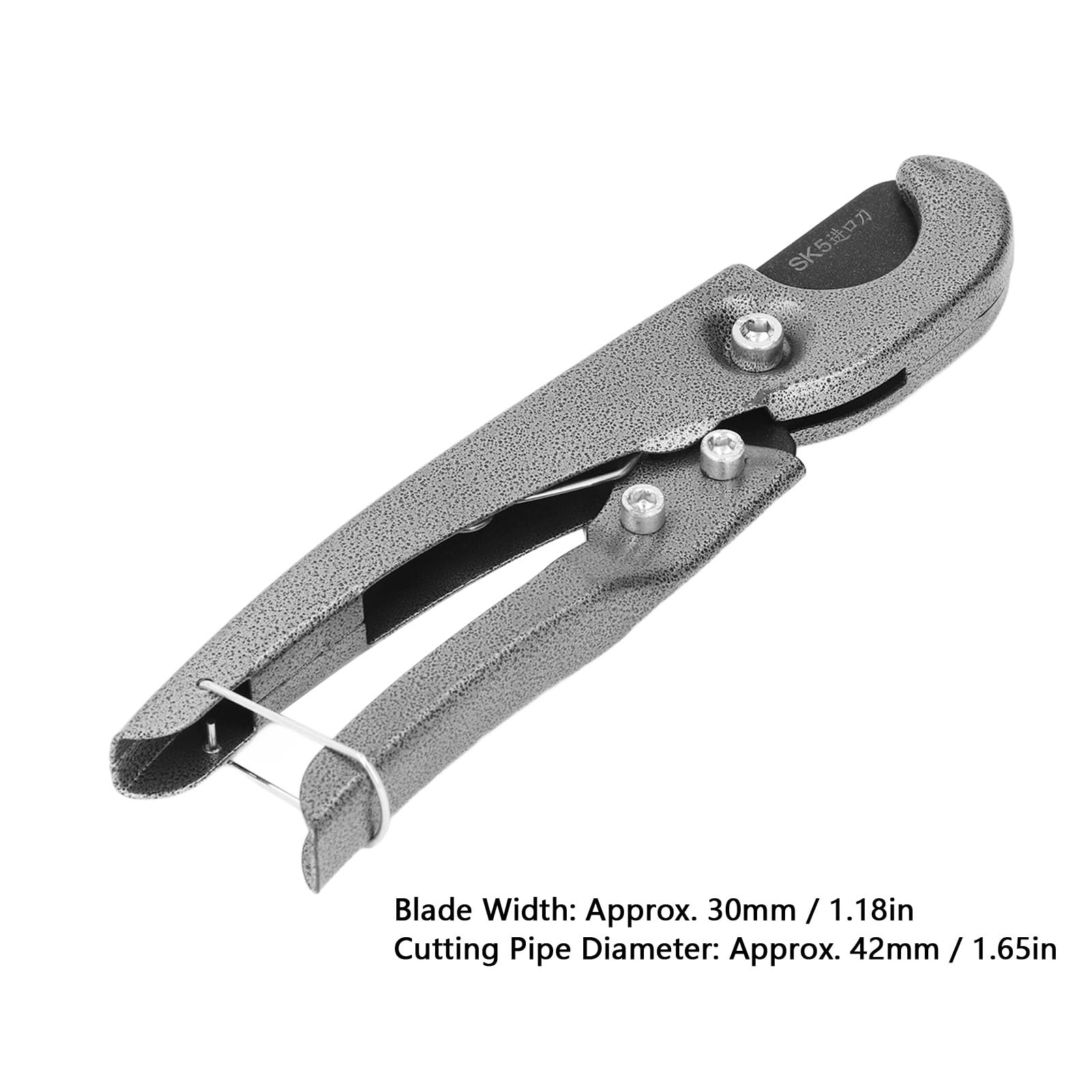 NDNCZDHC PVC Pipe Cutter, 42mm Cutting Pipe Diameter Tubing Cutter Alloy Steel Pipe Cutter Tool for PPR PVC Pipe