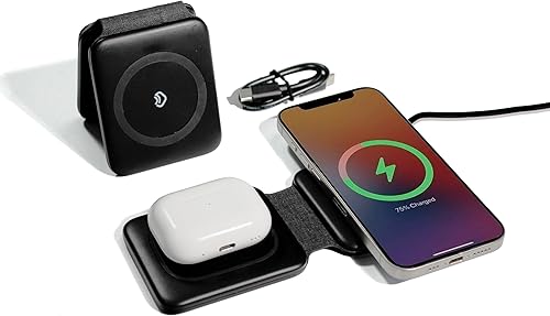 Miniatura 9 de Cargador magnético para iPhone Apple Magsafe Cargador de carga rápida - Compatible con iPhone y AirPods, cargador inalámbrico portátil de 15 W,