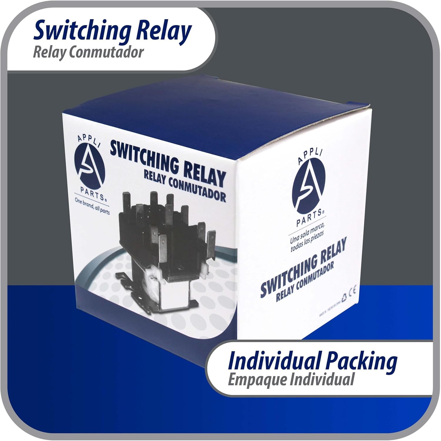 Appli Parts APSWR-342 90-342, 208-240 VAC Coil, General Purpose Switching Relay, DPDT, for HVAC applications and other general electrical installations, Replaces APSR-342