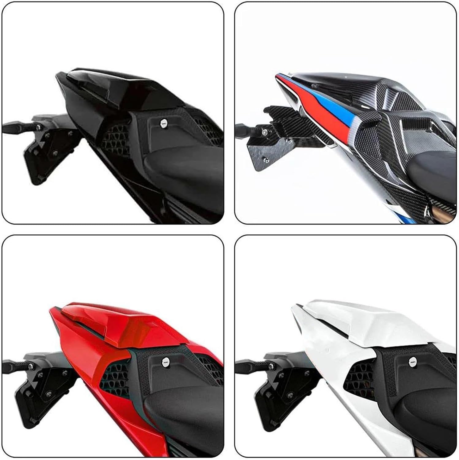 助手席用背もたれパッド バイクアクセサリー後部シートカバーカウル