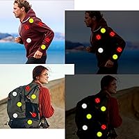 Vista 6 de 30 calcomanías reflectantes de advertencia, calcomanías reflectantes de seguridad, visibilidad nocturna, impermeable, reflector, cinta reflectante