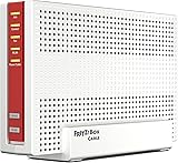 FRITZ!Box 6690 Cable | Router für einen Kabelanschluss (DOCSIS 3.1-Kabel-Modem, 4x4 Wi-Fi 6 (WLAN AX) mit 4.800 MBit/s (5 GHz) + 1.200 MBit/s (2,4 GHz), 1x 2,5-Gigabit-LAN-Anschluss, USB 3.0, DECT)