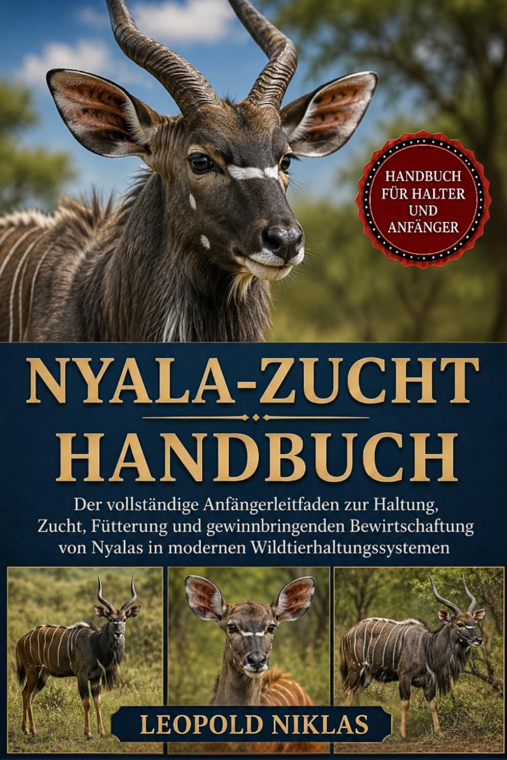 NYALA-ZUCHT HANDBUCH: Der vollständige Anfängerleitfaden zur Haltung, Zucht, Fütterung und gewinnbringenden Bewirtschaftung von Nyalas in modernen Wildtierhaltungssystemen