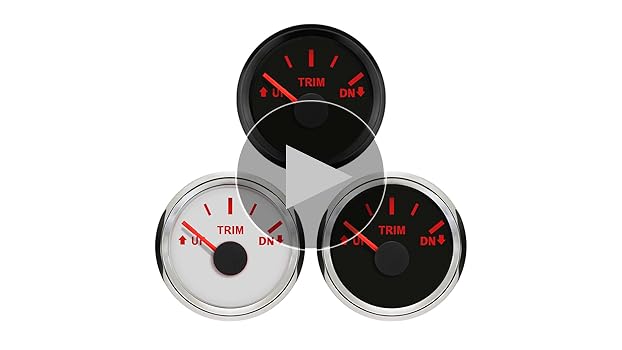 MB L・マリン◾️計 2点 Amazon.co.jp: ELING 52mm (2'') トリムゲージ 0～190オーム 12V