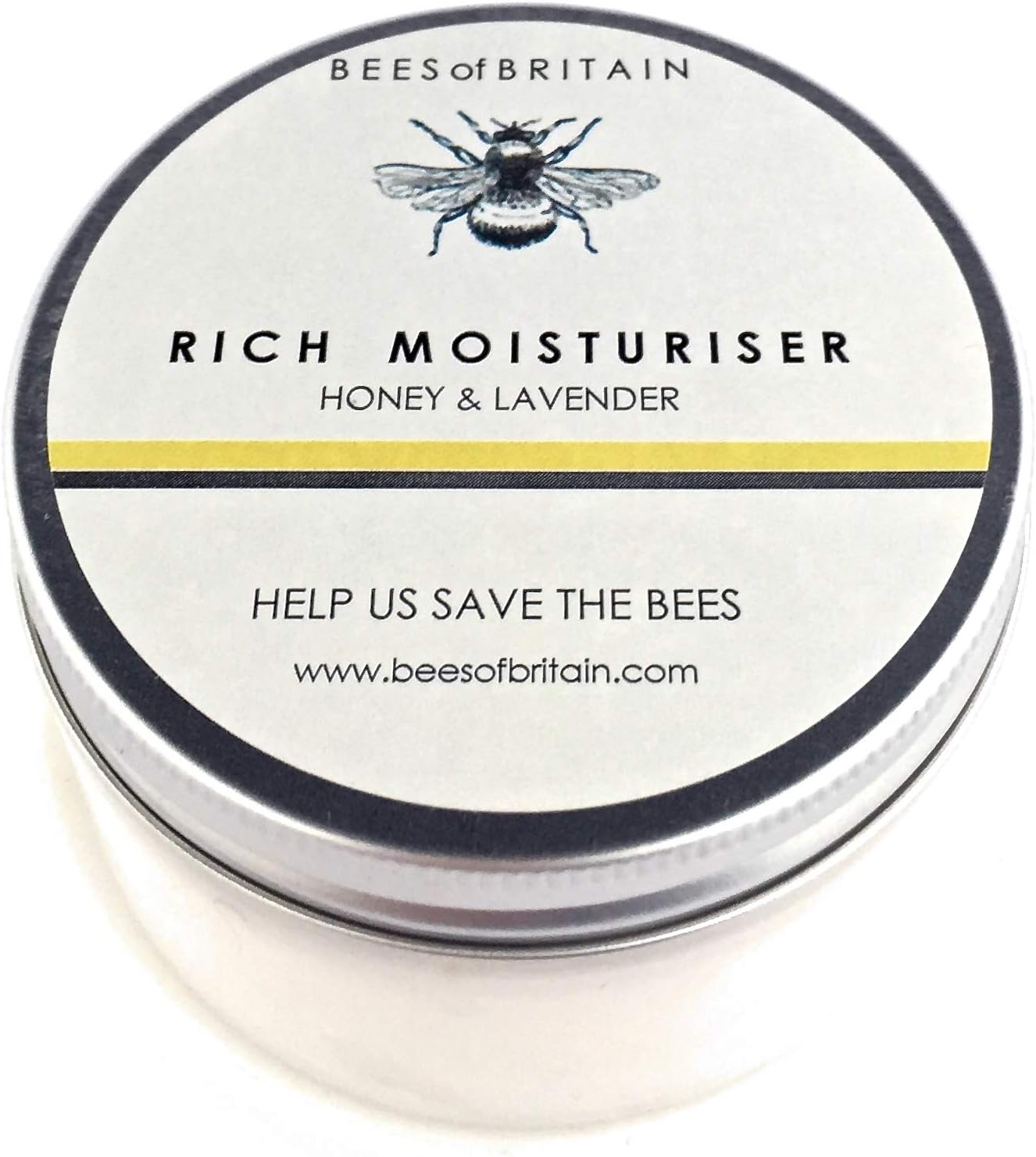 Honey & Lavender Face Cream – pH 5.5 Skin-Neutral Adaptive Hydration – Anti-Oxidant Vitamin E & Grapeseed – Soothing Daily Moisturiser for Sensitive Skin – 100ml