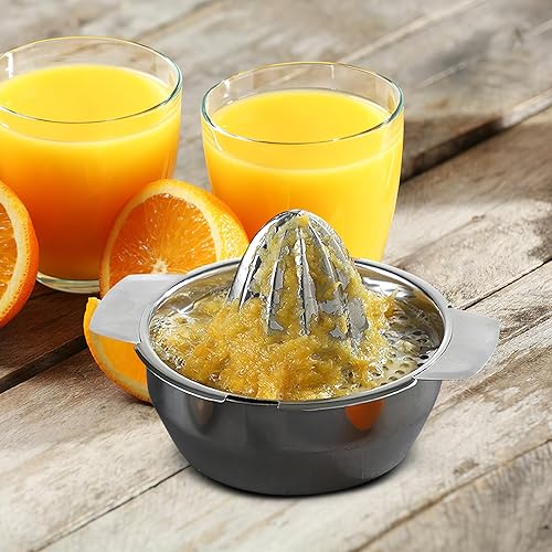Miniatura 4 de Stainless Steel Manual Juicer Hand Press Citrus Squeezer for Lemons Oranges Limes Efficient Juice Extractor Easy to Clean Versatile Fruit Juicing