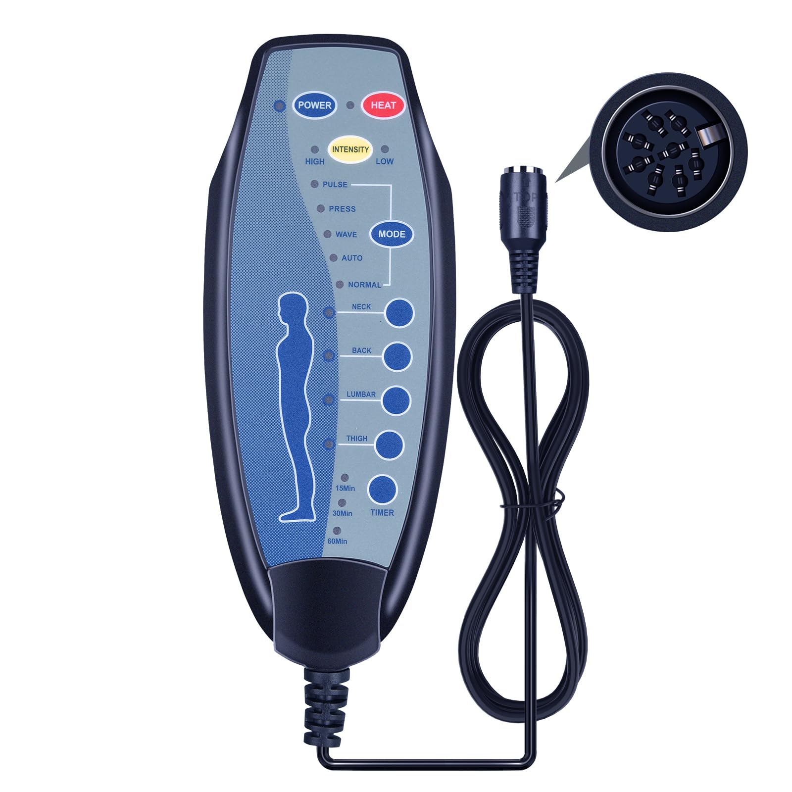 Photo 1 of Snrigw Replacement Remote Control for 8 Pin Korser/CANMOV/FURNIMAT/COMHOMA Rocking Chairs & Vinsetto Rocking Chair Compatible with Parts for Home & Kitchen Furniture