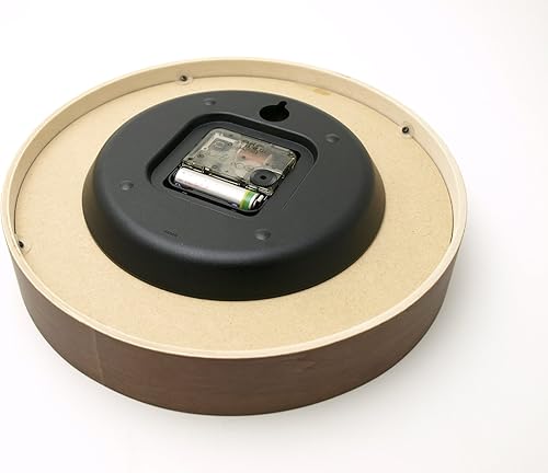 Miniatura 9 de Remnos LC11-08 WH Lemnos - Reloj de pared analógico con diatomeas, color blanco, diámetro 10.2 x grosor 1.4 pulgadas (10.079 x 1.417 in)