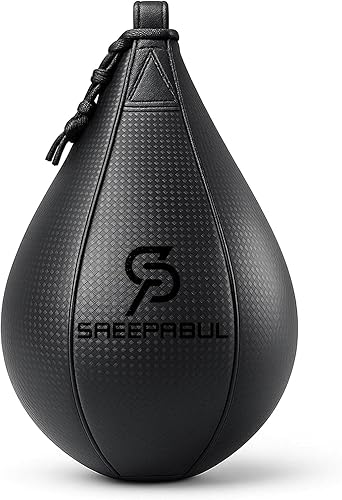 Bolsa de velocidad, bolsa de velocidad para boxeo, piel sintética, entrenamiento reflejo en forma de pera, desarrollo de habilidades de reacción