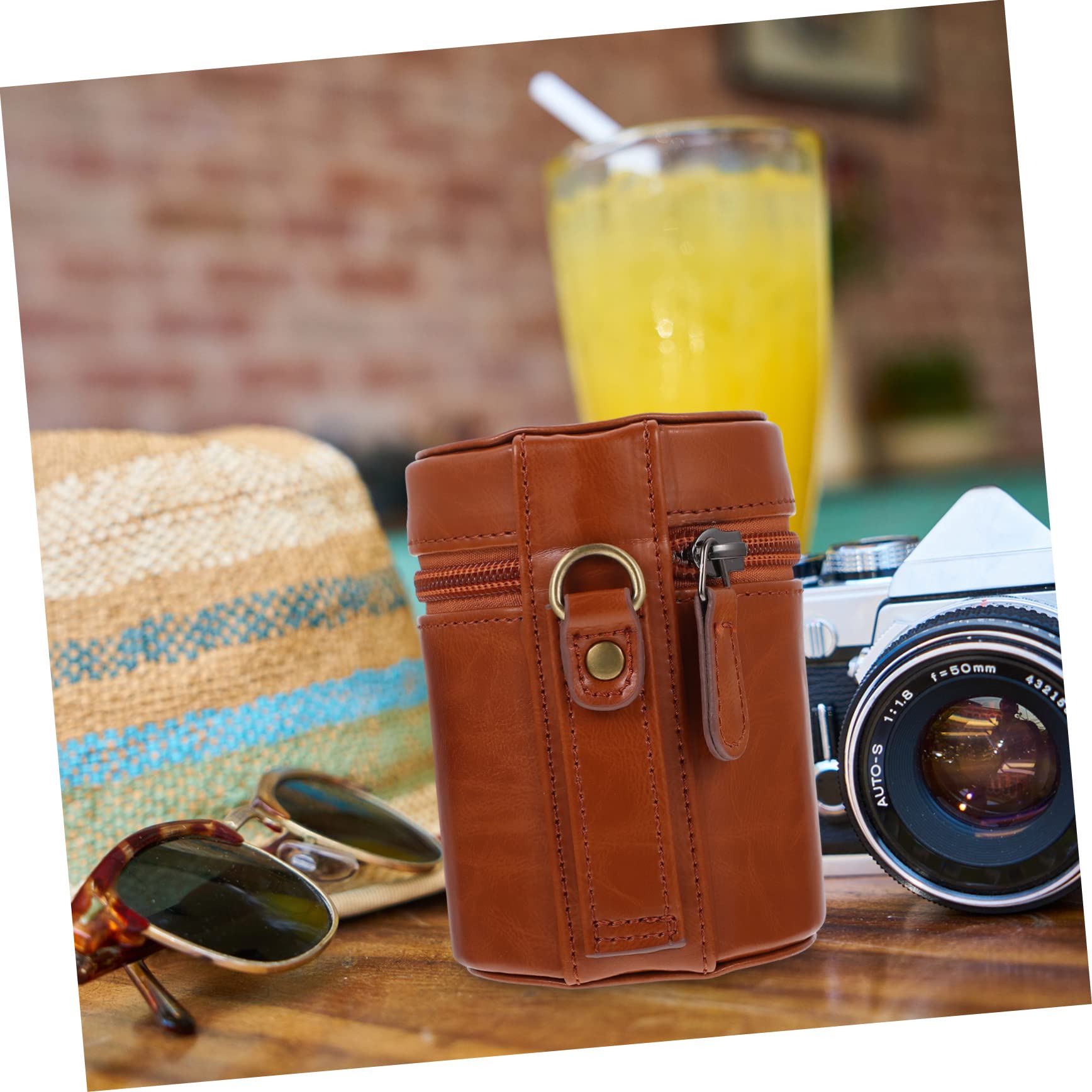 ABOOFAN Estuche Protector para Lentes de Cámara 2 Unidades a Prueba de Golpes para Guardar Lentes de Cámara para Viajes.