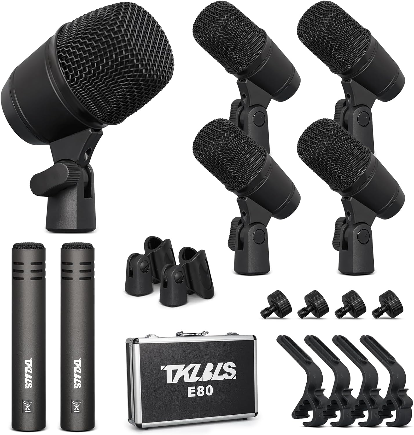 Instrument Condenser Microphones, K9 Cardiod Condenser Microphone Set