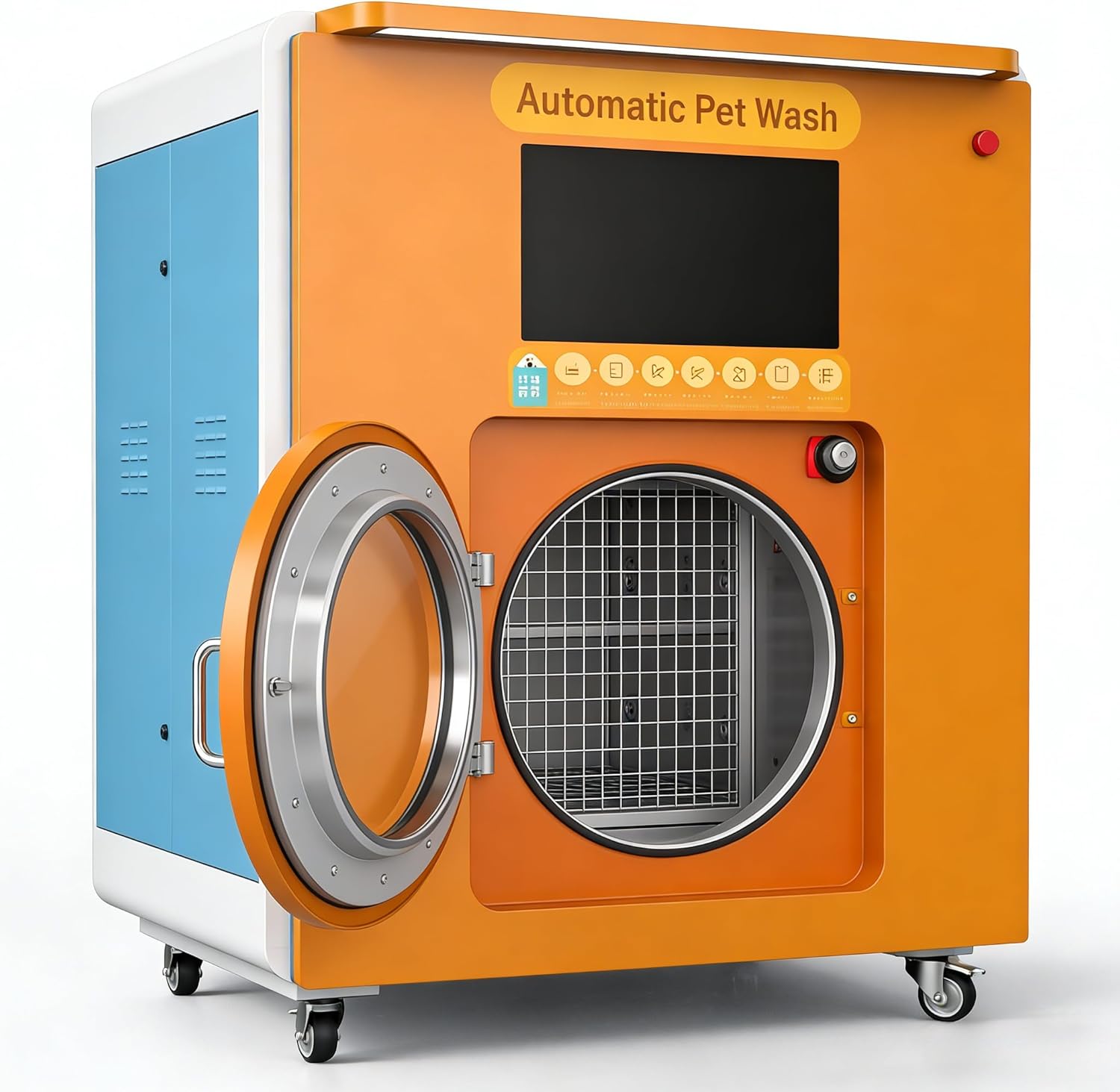 Dog Washing Station - Pet Bath Tub for Heavy Breed Dogs, Outdoor Pet Shower Station with Handheld Sprayer for Backyard Dog Grooming