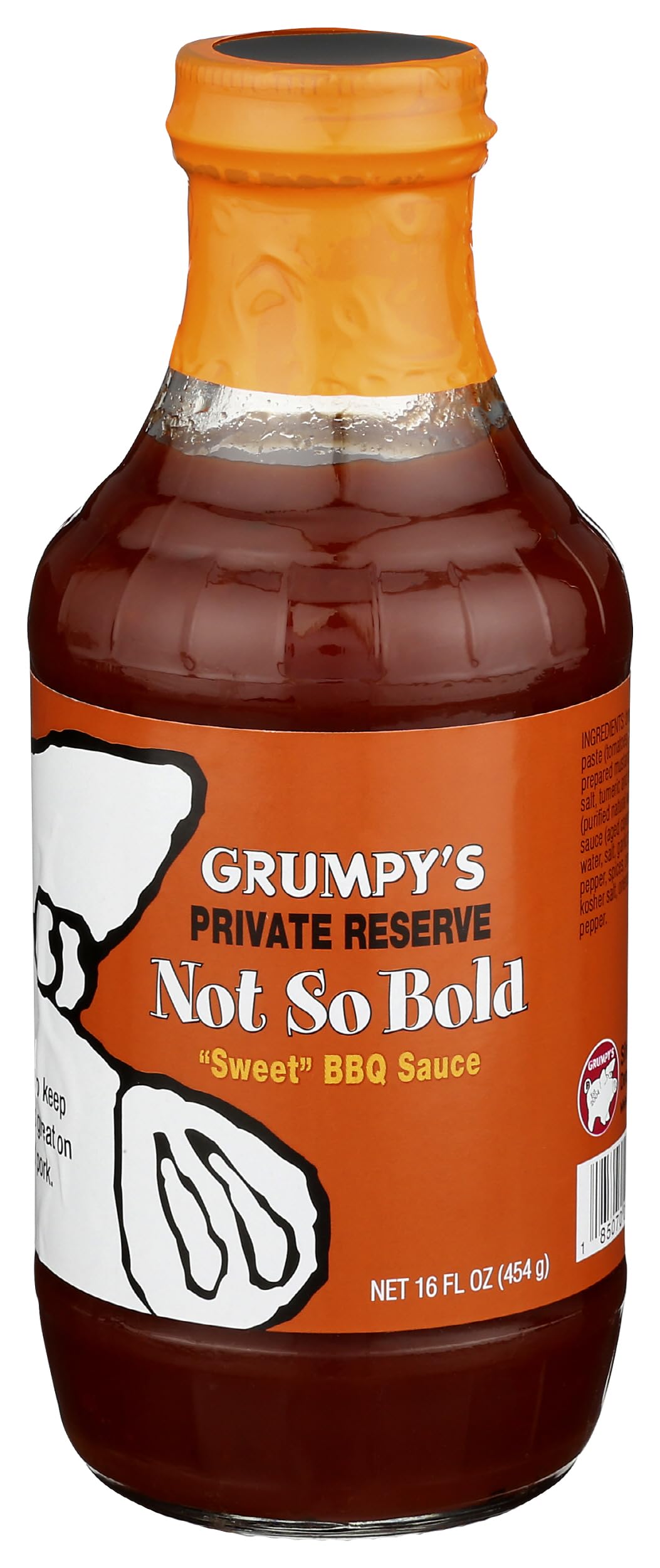 Grumpy'S Sweet Memphis Style Barbeque Sauce, 16 Fz