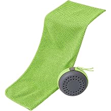 Cooling Towels Instant Cooling Neck Wraps Microfibre Sweat Towel | Microfiber Soft Quick Dry Gym Towel for Yoga, Sport, Running, Camping, Swim, Workout, Fitness, With Portable Silicone Sleeves