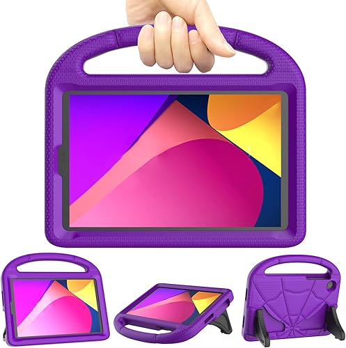 TCL Tab 8 LE - Funda para niños (modelo 9137W, lanzado en 2023), Lainergie - Funda ligera a prueba de golpes para niños con soporte de asa para TCL