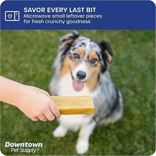 Miniatura 5 de Downtown Pet Supply - Monster Yak Cheese Himalayan Dog Chews - Golosinas naturales para perros - Cuidado dental para perros y removedor de placa