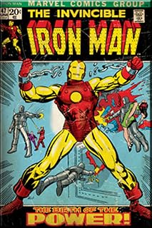 Licenses Products Marvel Comics Iron Man Comic Cover Magnet