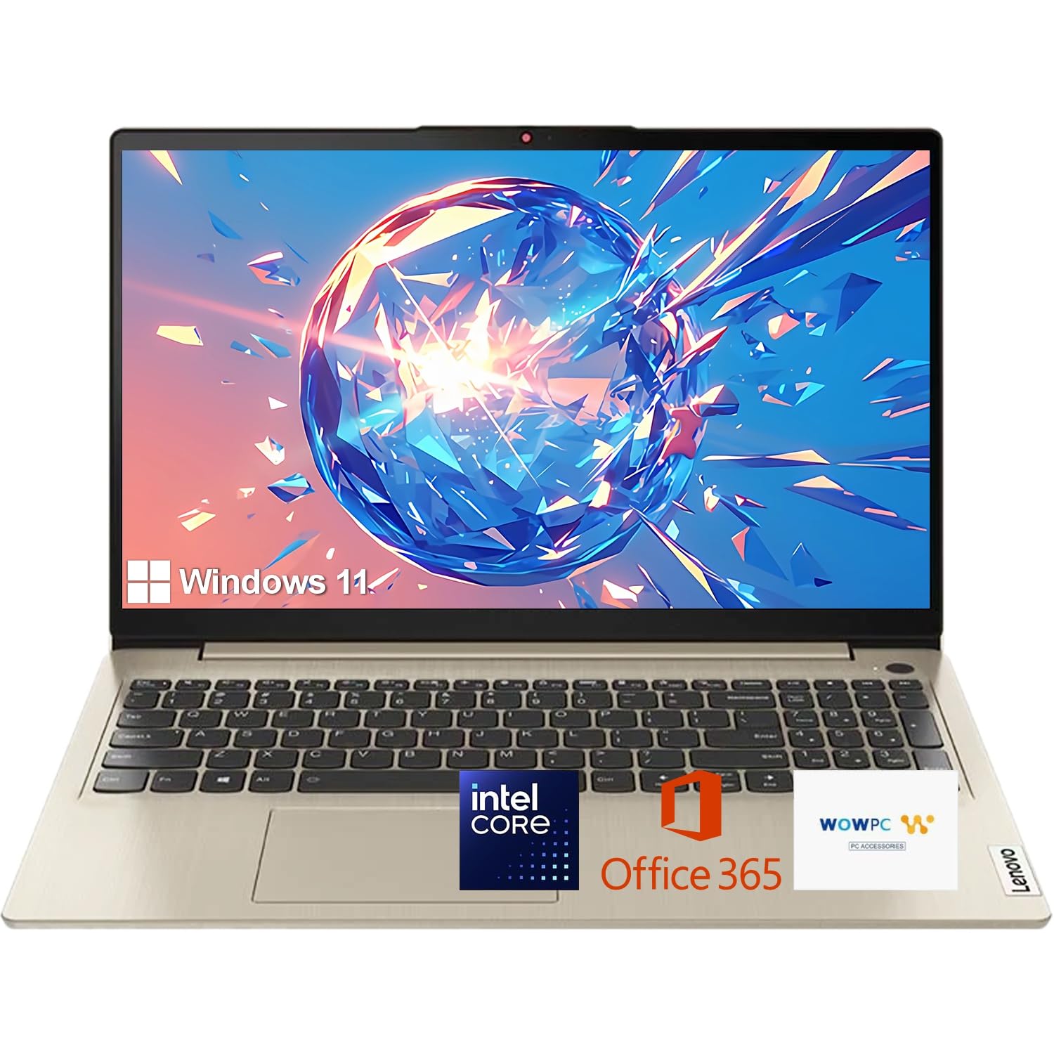 Lenovo Laptop for Business and Student | Intel Core |15.6 Anti-Glare Screen | 1 Year Office 365 | 12GB RAM | 512GB SSD + 128GB eMMC | 1TB Cloud Storage | 11HR Battery | SD Card Reader | Windows 11