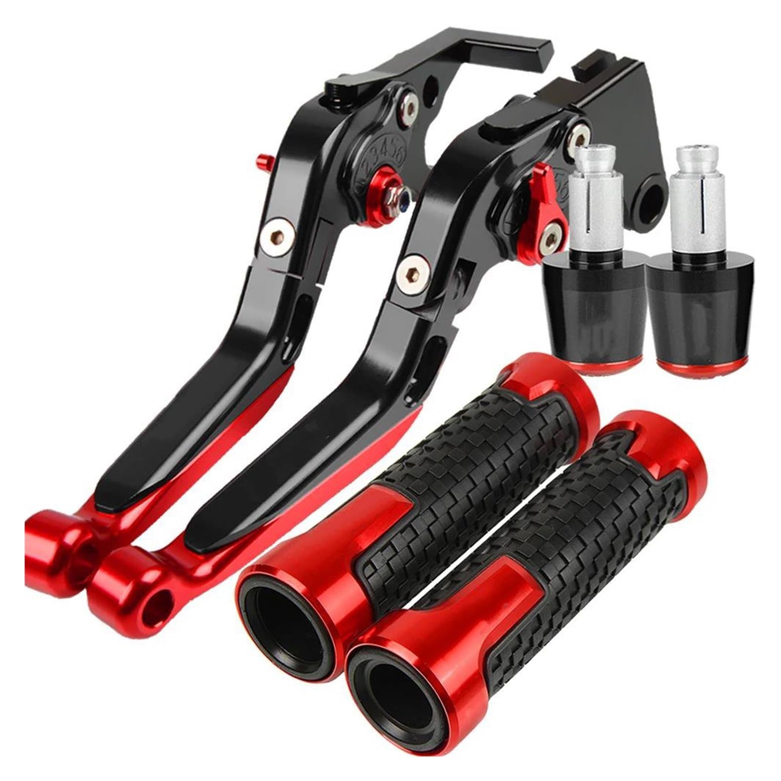 VSESTCDPB for CBR125R CB125R CBR150R CBR250R CBR250RR 2011-2018 2017 2016 2015 Motorcycle Brake Clutch Levers Handlebar Grips Ends Motorcycle Brake Clutch(P)