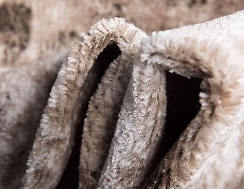 Miniatura 7 de Unique Loom Sofia Collection - Alfombra Larvotto (6' 1" x 9' Rectángulo, MarrónBeige)