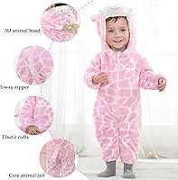 Vista 22 de TONWHAR Disfraz unisex de Halloween de animales para bebé y niño pequeño para otoño e invierno