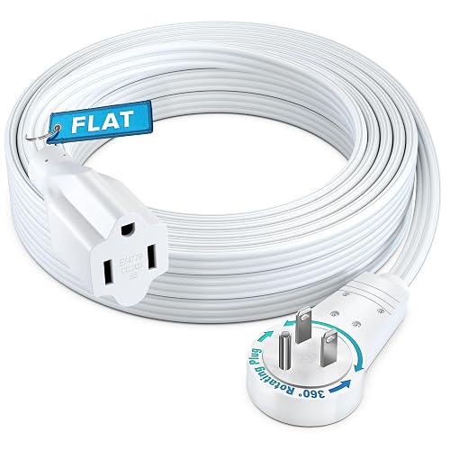 Maximm 15 ft 360° Rotating Flat Extension Cord