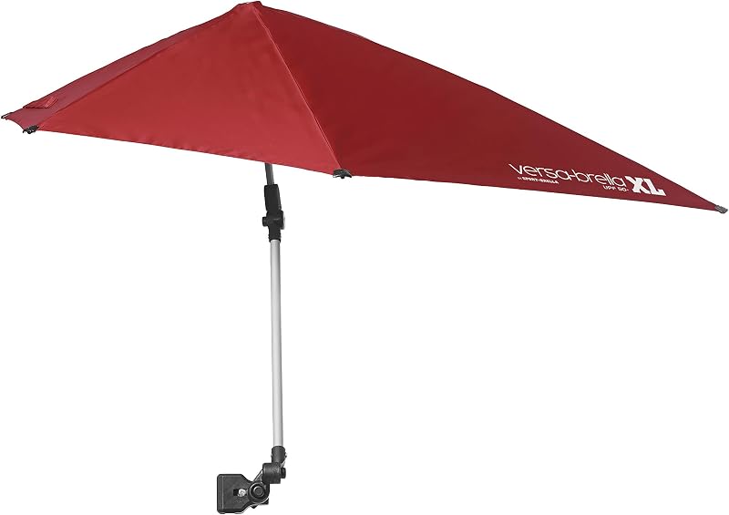 Sport-Brella Versa-Brella SPF 50+ Paraguas ajustable con abrazadera universal