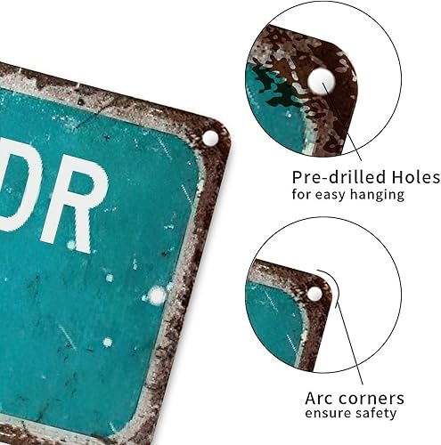 Miniatura 3 de Letrero de metal de aluminio de reptil, regalo para amantes de las mascotas de reptiles, letreros de metal de hojalata, letrero de metal para