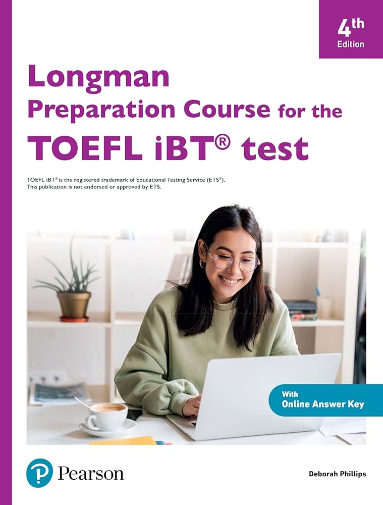 TOEFL iBT ETSテキスト4冊セット+LONGMAN TOEICテキスト Longman Preparation Course for the TOEFL ® iBT Test