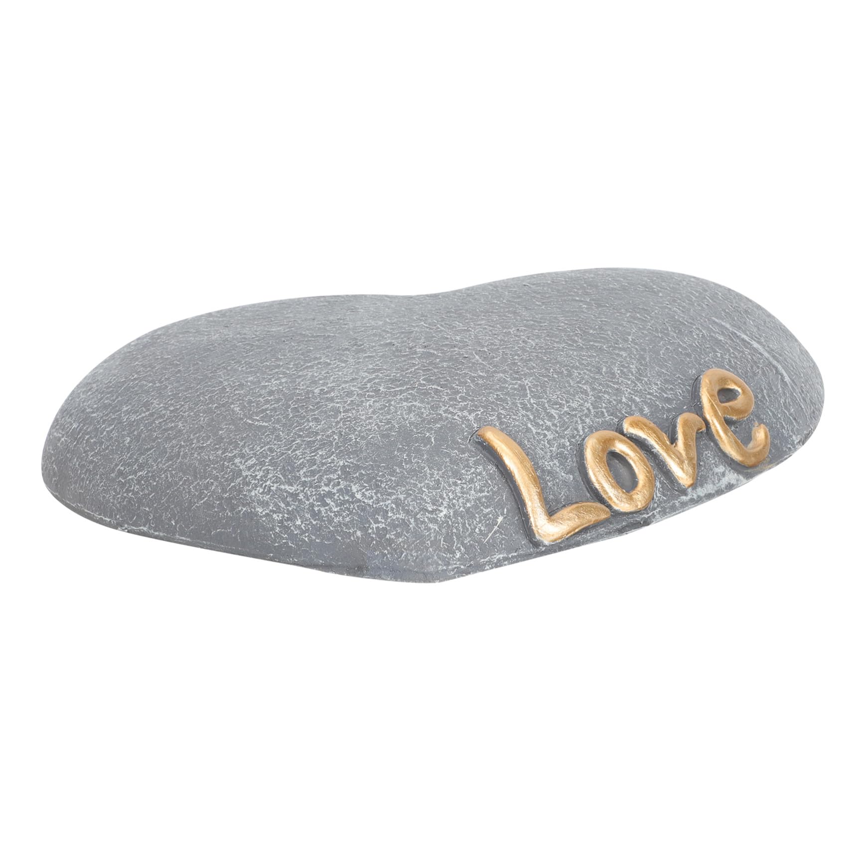 Piedra conmemorativa para mascotas en forma de corazón para recordar a tu perro