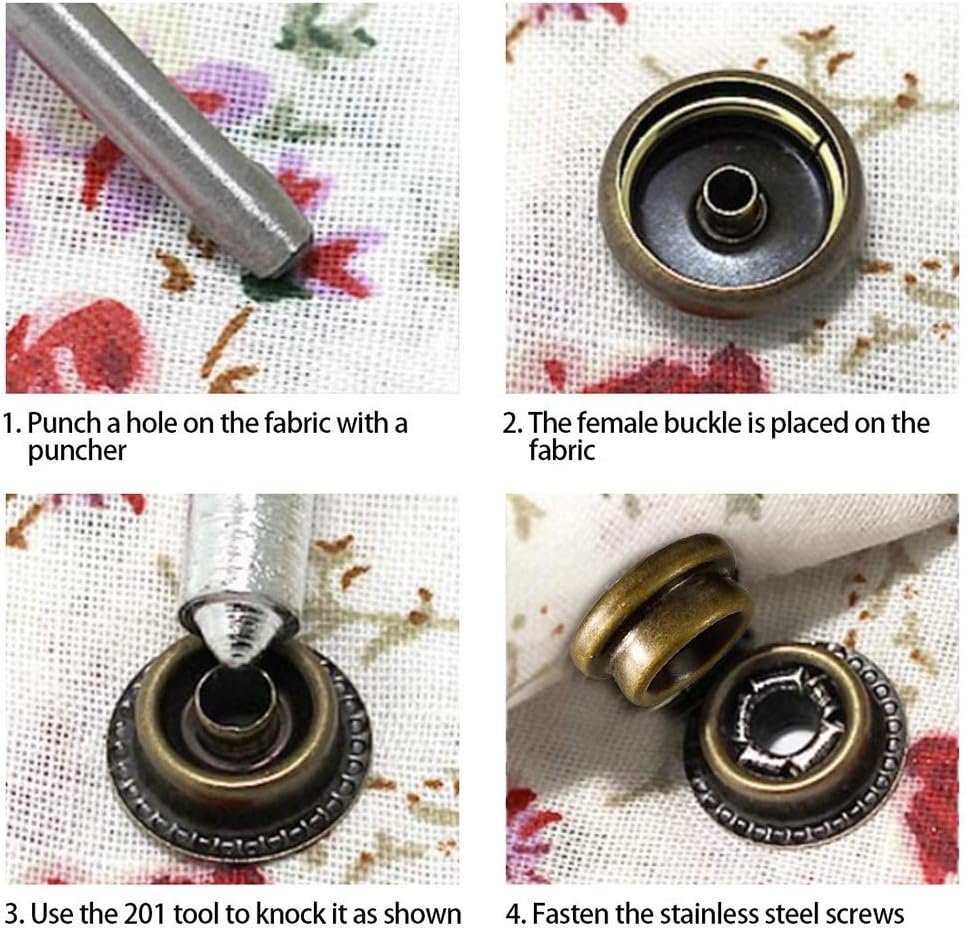 Flash Sale DIYARTS 120-Pieces Stainless Steel Snap Button Kit, Marine Grade Canvas Snap Metal Button Fastener with 2Pcs Setting Tools for Boats Canvas Fabric Furniture Hottest Sales DIYARTS 120-Pieces Stainless Steel Snap Button Kit, Marine Grade Canvas Snap Metal Button Fastener with 2Pcs Setting Tools for Boats Canvas Fabric Furniture