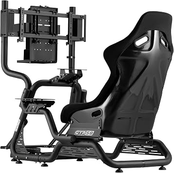 GTR S8 Infinity Force OPLITE GTR S8 Infinity Cockpit para Simracing y simulación de Carreras Flightsim con Refuerzo