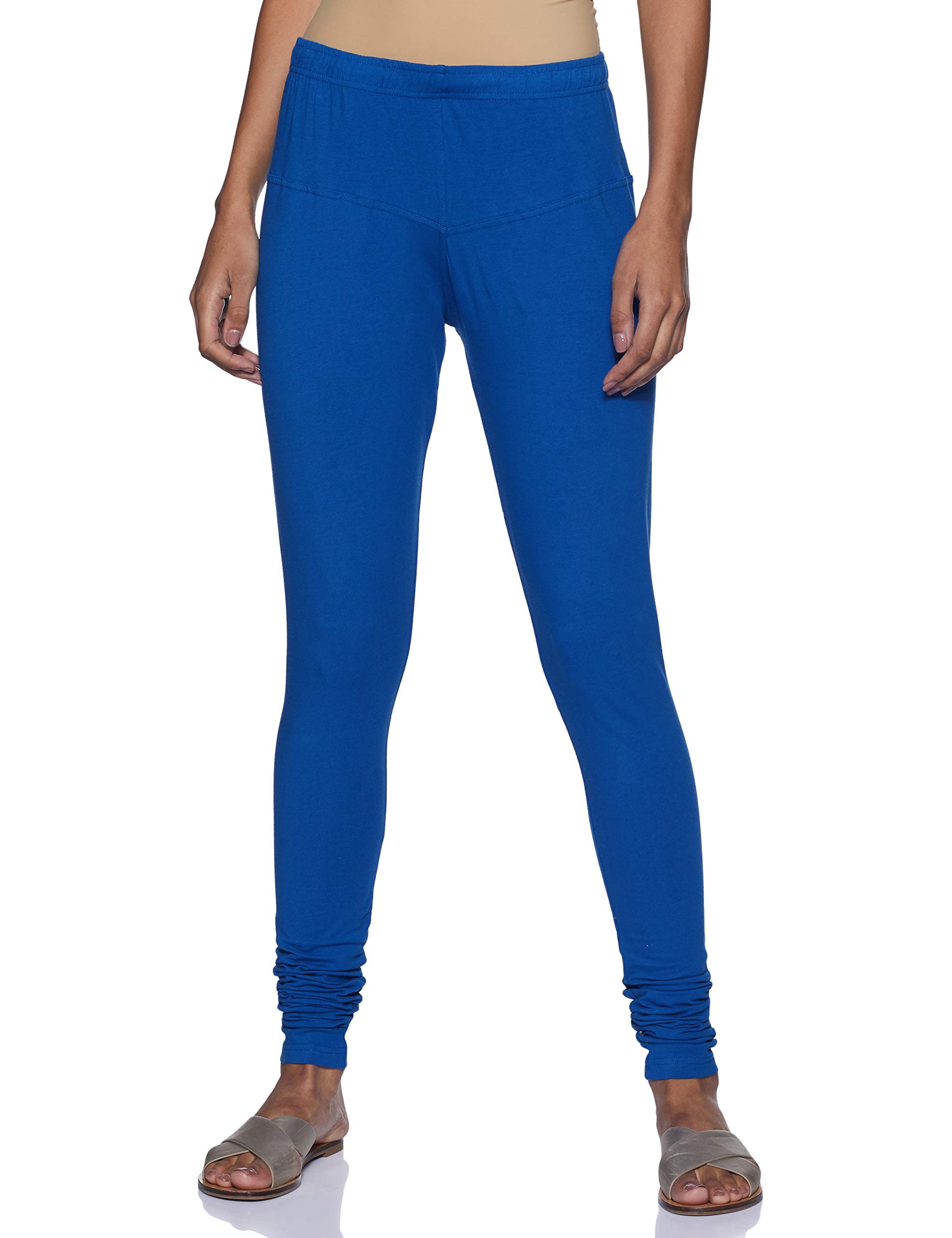 rupa Women's Slim Leggings (SL55CORAL Blue_FS_Coral Free)-picture-37