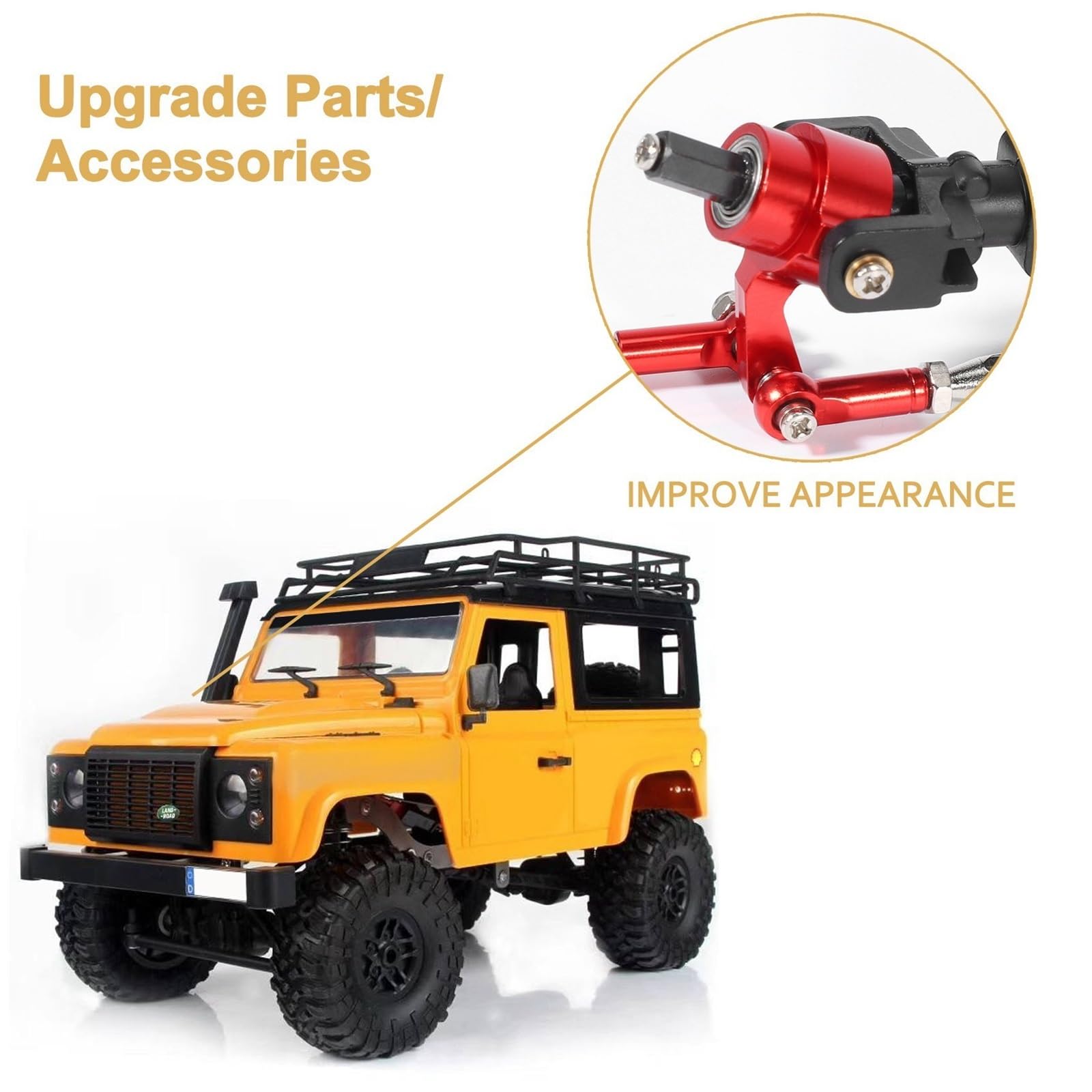 ASSE Anteriore Posteriore for Auto RC for MN D90 D91 D96 D99S MN90 MN96 MN99 MN99S 1/12 Parti di aggiornamento for Auto RC, Nero