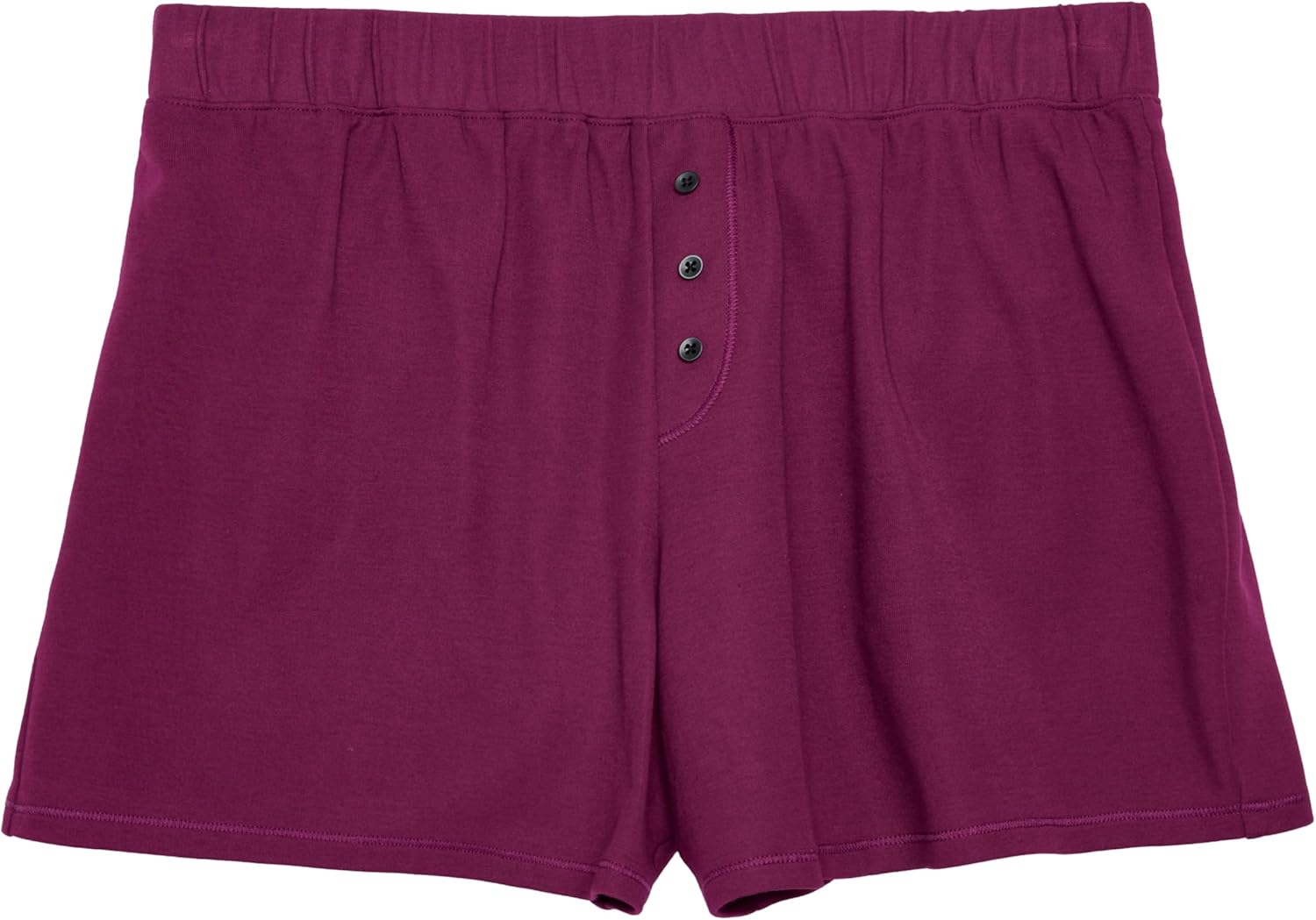 Thinx Ultra-Soft Period Underwear, Overnight Sleep-Shorts Leakproof, Holds Up to 12 Regular Tampons*, Period Underwear for Women, Reusable & Controls Odor, Plum, XS