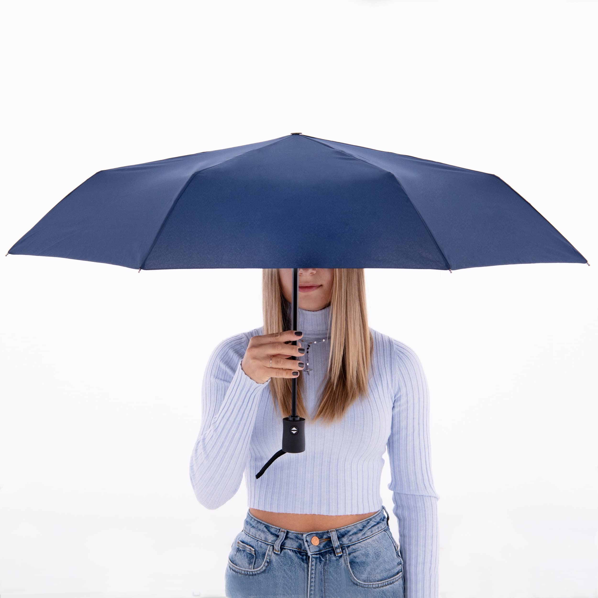 Image secondaire de BUGATTI Buddy Duo Parapluie de poche 27 cm, bleu marine, 89 cm