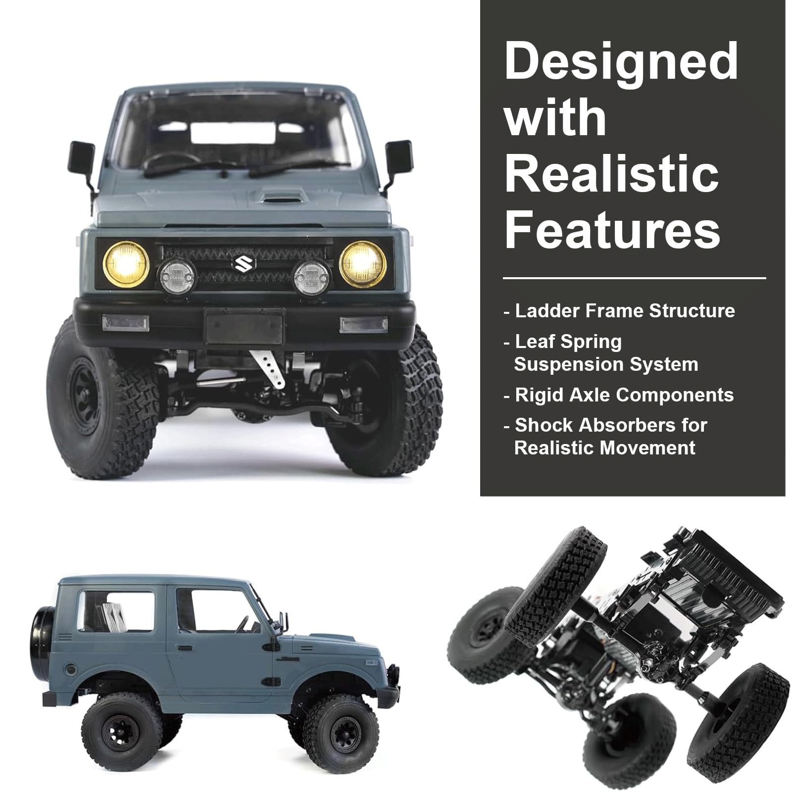 Amazon.com: WPL Japan RC Crawler 1/10 Suzuki Jimny (JA11) - 4WD Amazon.com: WPL Japan RC Crawler 1/10 Suzuki Jimny (JA11) - 4WD