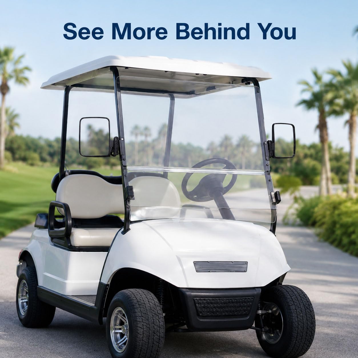 Rétroviseur Voiturette de Golf pour Garia Roadster 2+2 2014-2026+
