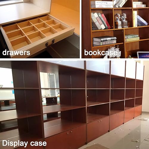 Miniatura 6 de Soportes en L de ángulo recto, 48 piezas, juego de soportes para estantes, muebles de madera, gabinete, silla, cajón para fijación de valla y