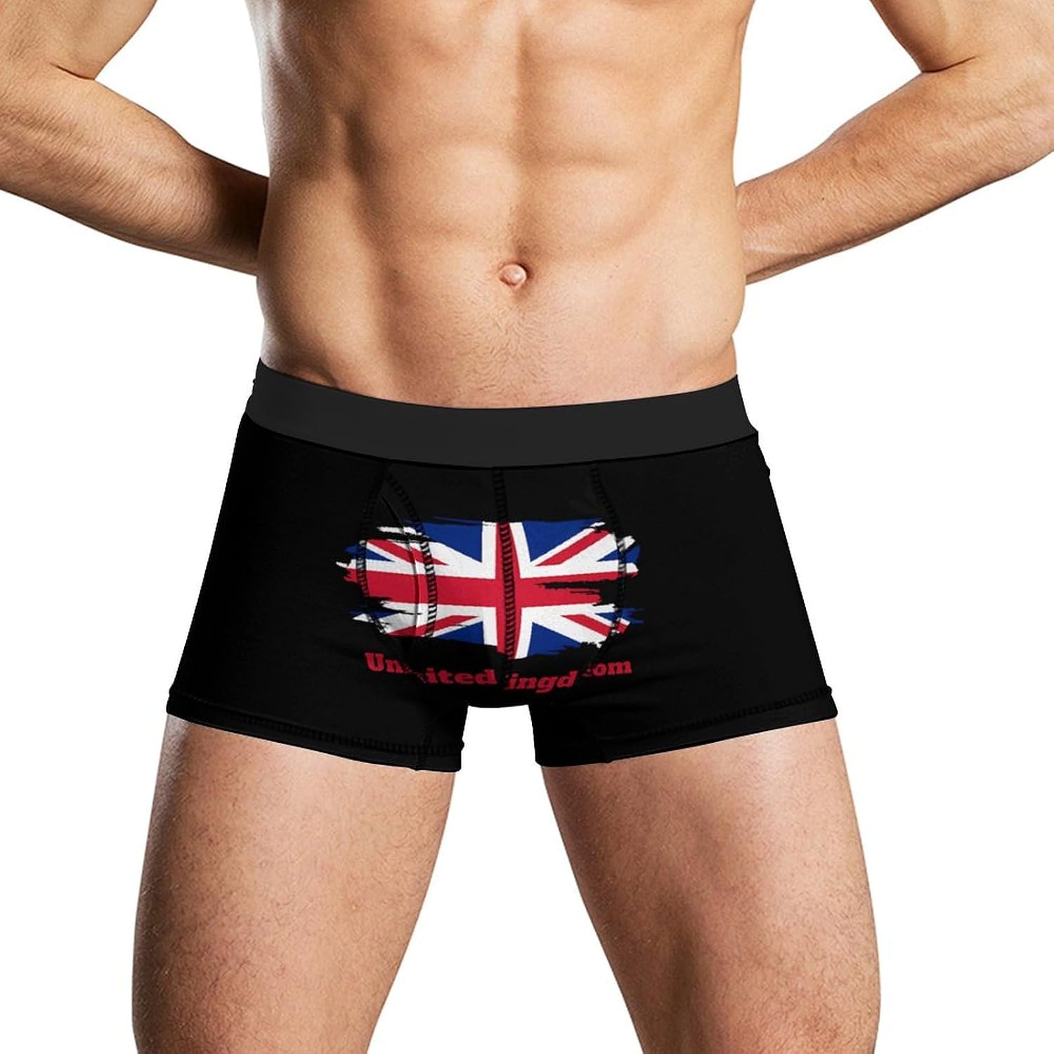 United Kindom Flag Novelty Men's Trunks Soft Breathable Underwear Patterned Stretch Briefs