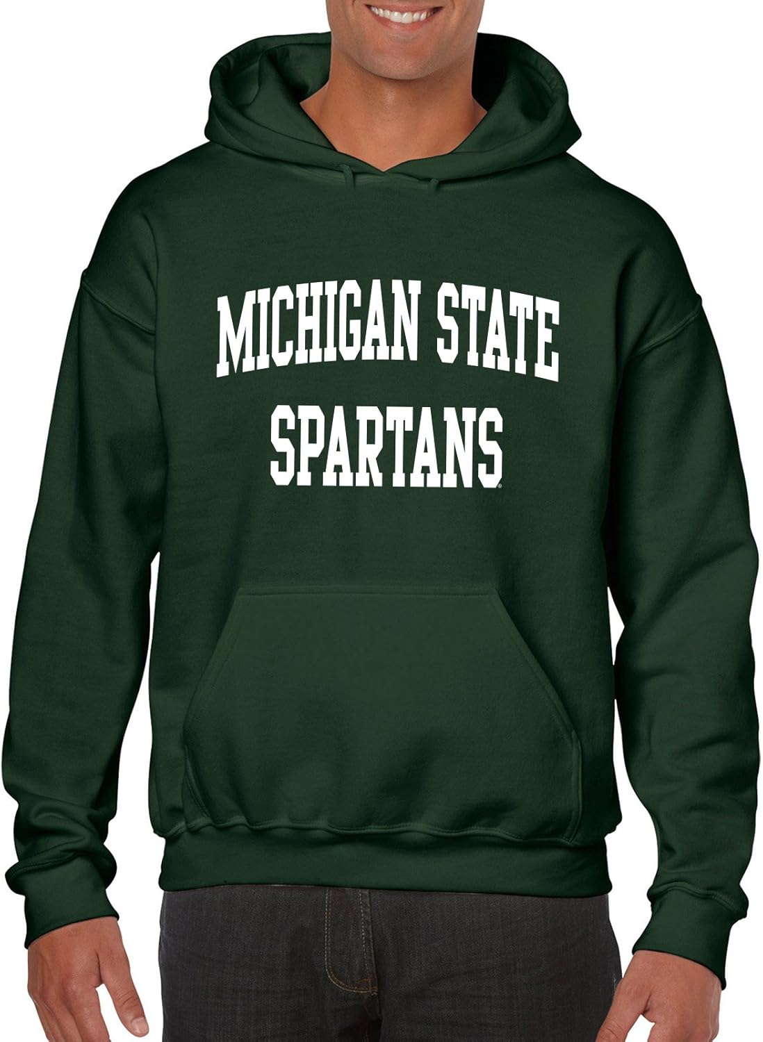 UGP Campus Apparel Women's Iowa Hawkeyes Black Long Sleeve Hooded Tee Shirt - Tigerhawk and Script Hawkeyes in Gold Glitter