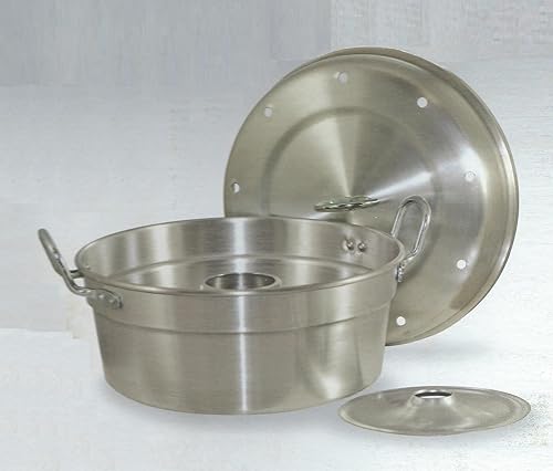 Miniatura 2 de Tredoni Olla hueca para horno, olla de aluminio de 11 pulgadas (11.0 in  11 pulgadas)