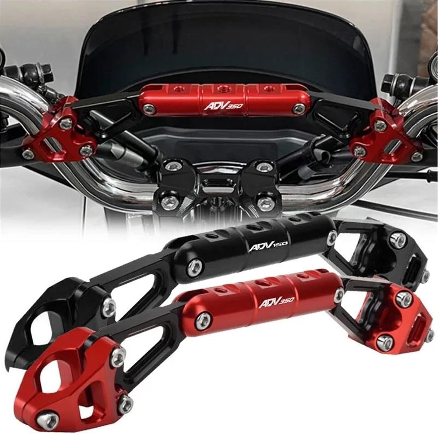 ハンドルバーバランサー のために ADV150 ADV350 オートバイアクセサリーバランスバーハンドルバークロスバーレバー電話ホル