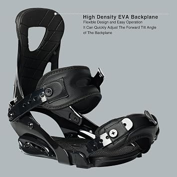 XCMAN Outdoors All-Mountain Snowboard Binding | Boot US Size 6-9