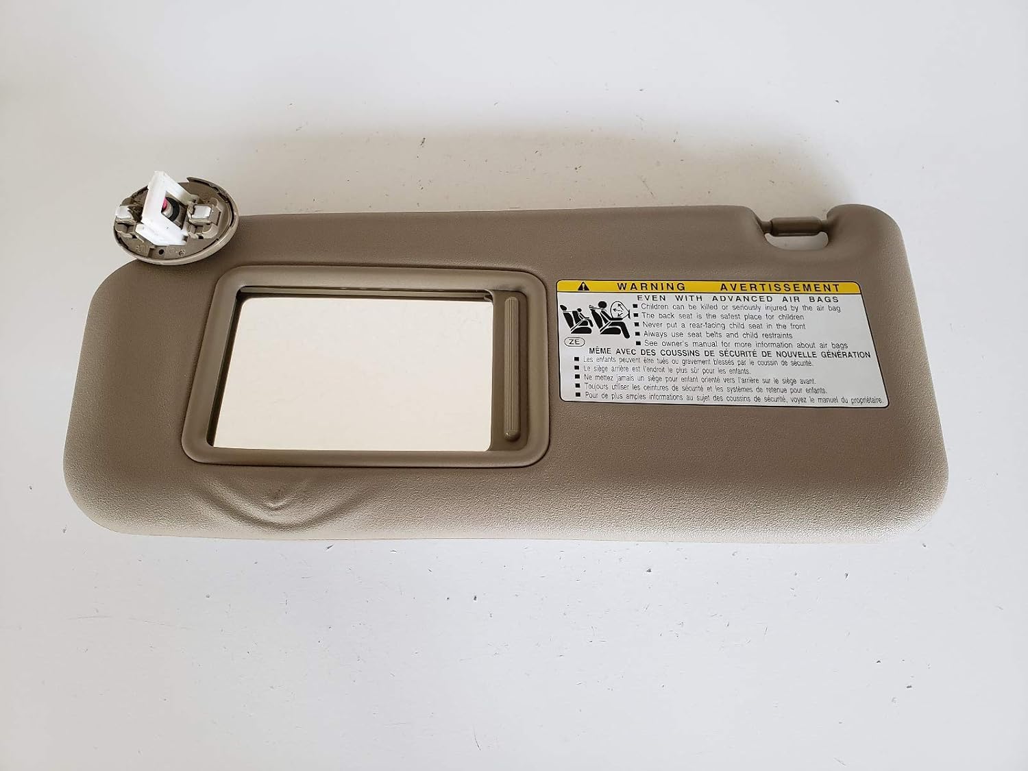 Toyota Genuine 74320-42502-B2 Left Hand Gray Visor Assembly
